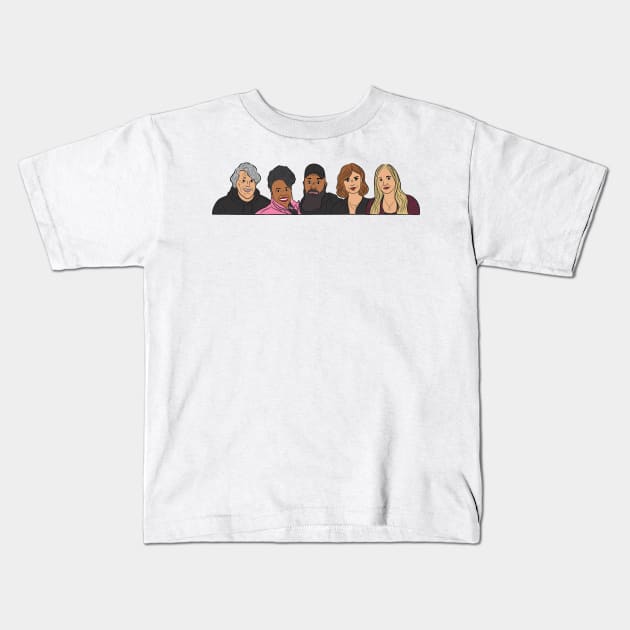 Taskmaster - Series 12 Cast Kids T-Shirt by MarinaMenezzes